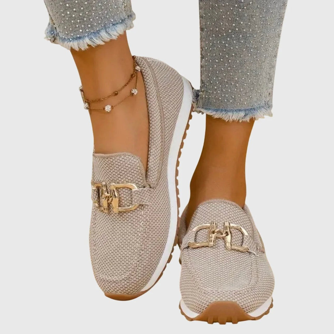 Frederique — Slip On Loafer Trainers, Moraine Fashion