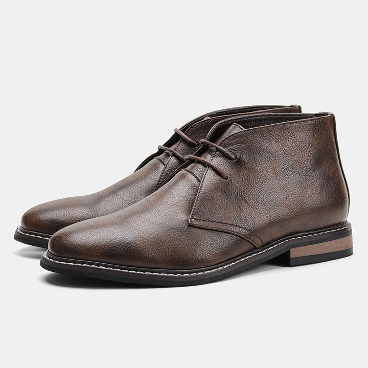 Lace Up Chukka Ankle Boots for Men — Sebastian, image 3