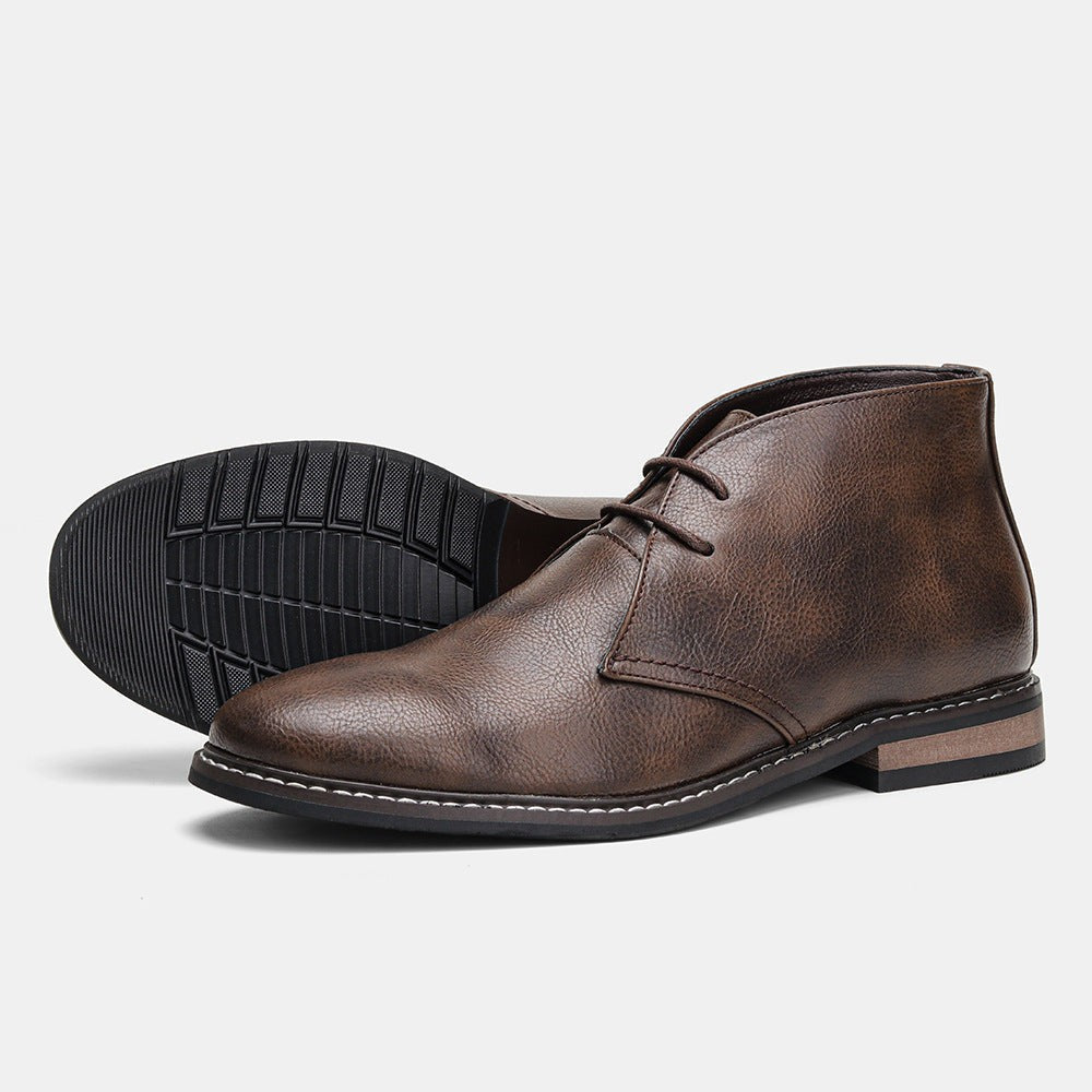 Lace Up Chukka Ankle Boots for Men — Sebastian, image 4