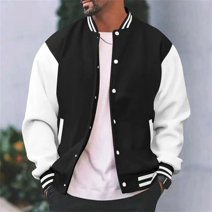 Hamish — Contrast Sleeve Varsity Jacket (2), Moraine Fashion
