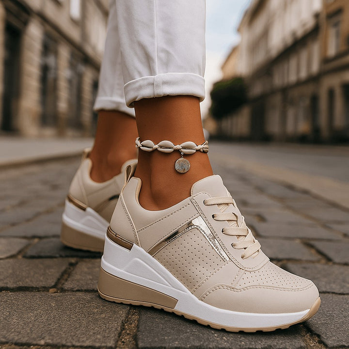 Helaine — Hidden Wedge Platform Trainers, Moraine Fashion