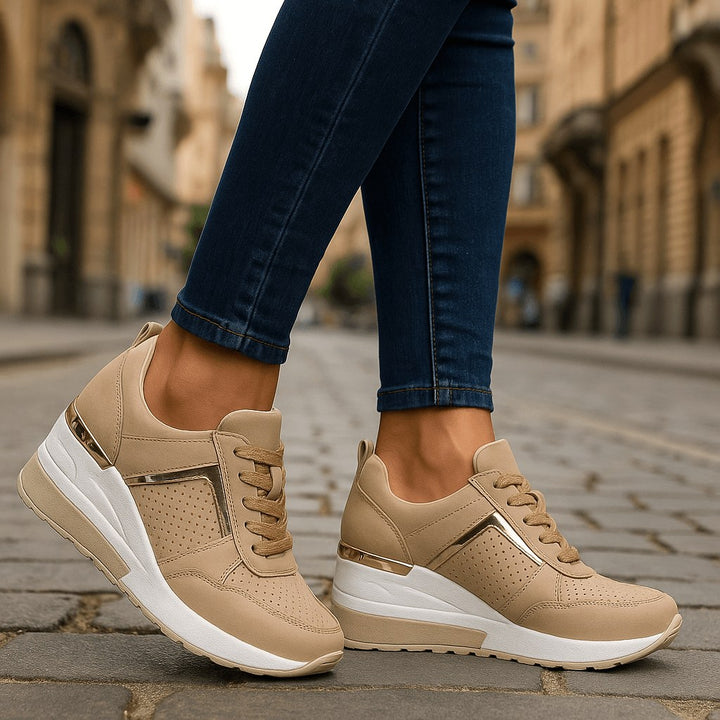 Helaine — Hidden Wedge Platform Trainers (4), Moraine Fashion
