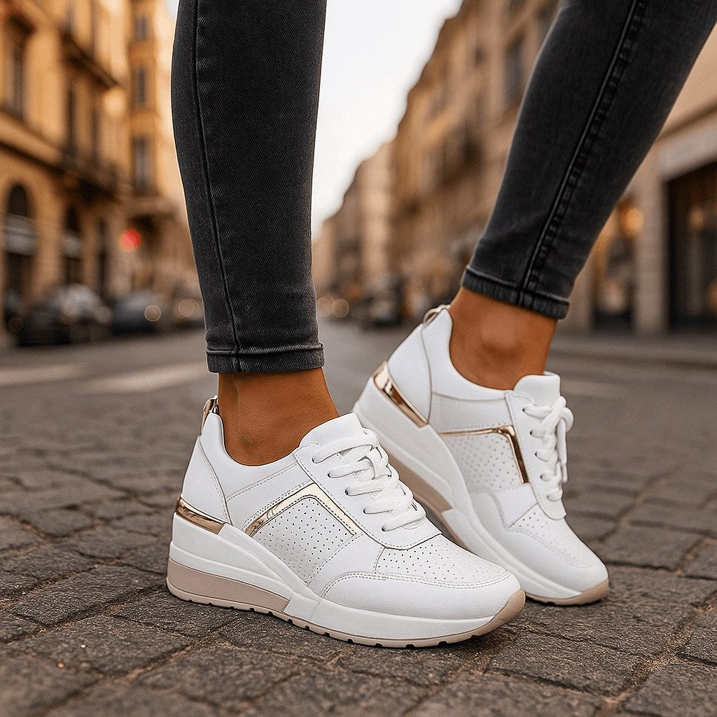 Helaine — Hidden Wedge Platform Trainers (7), Moraine Fashion