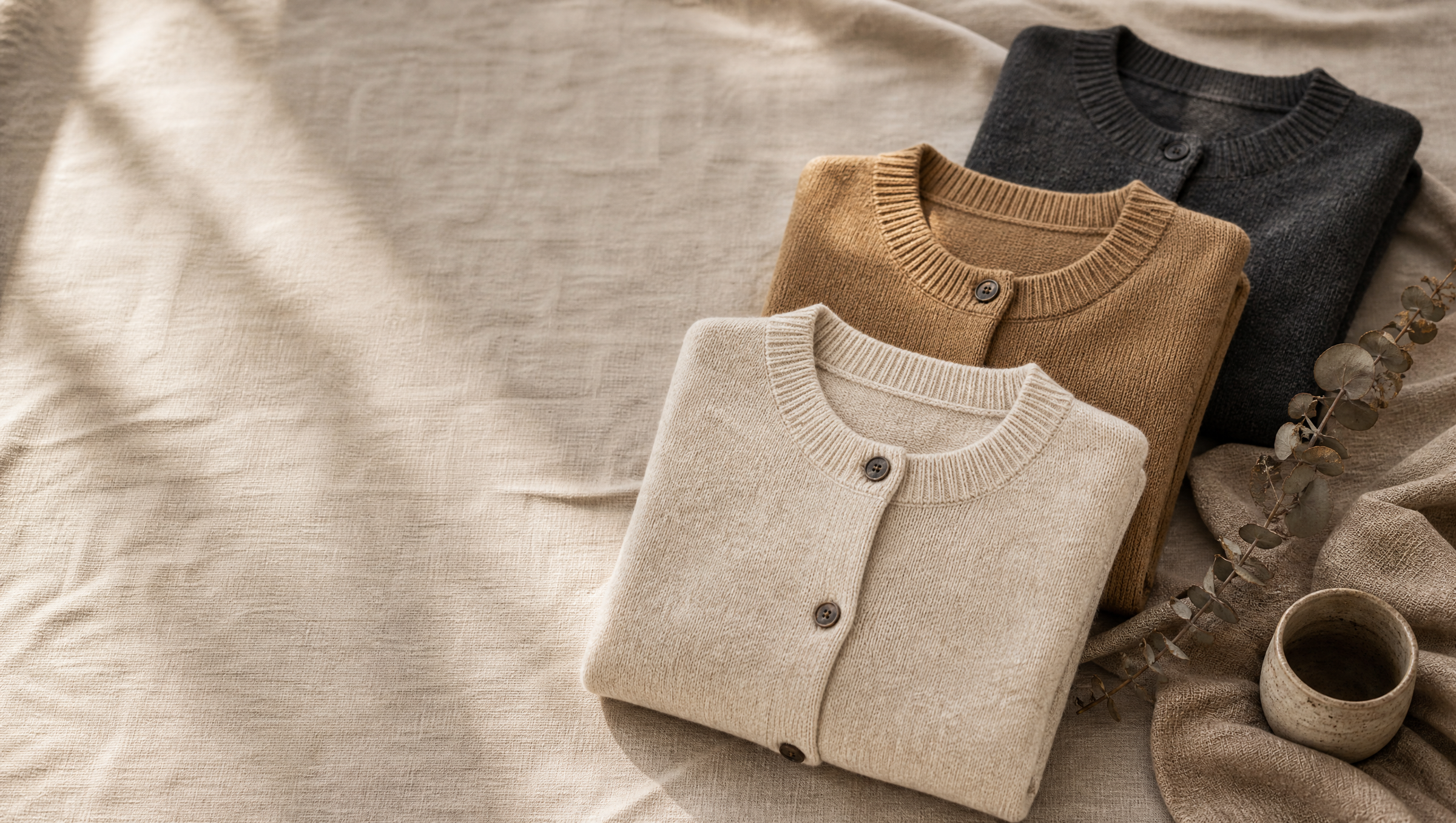 Moraine Fashion knit cardigans hero banner