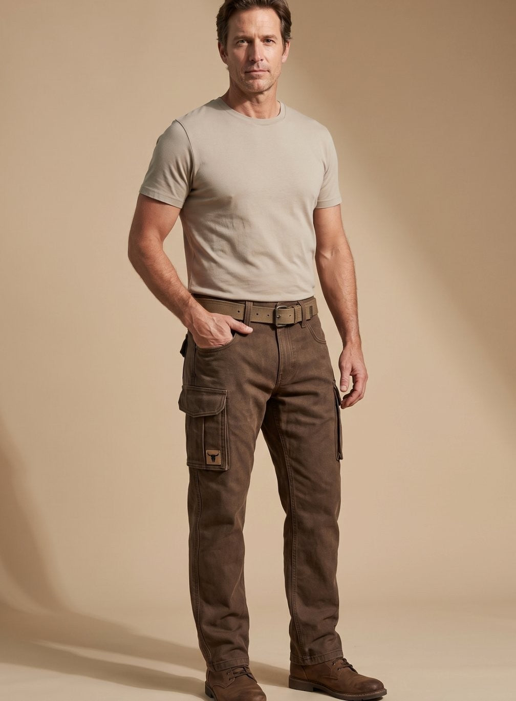 Utility Cargo Trousers for Men — Marcus, image 1