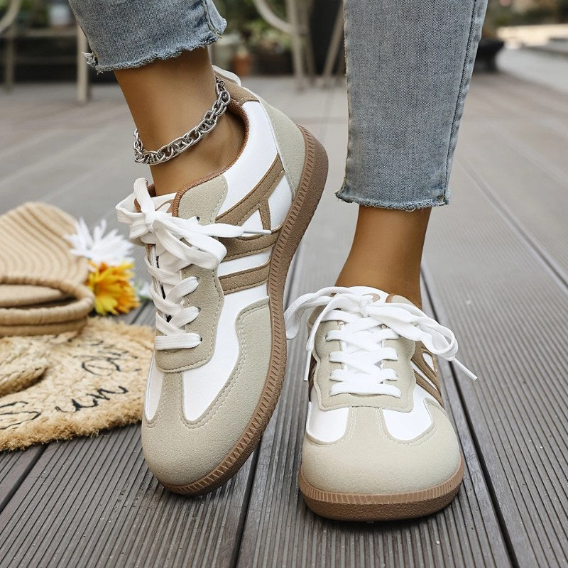 Idalie — Orthopedic Flat Casual Trainers, Moraine Fashion