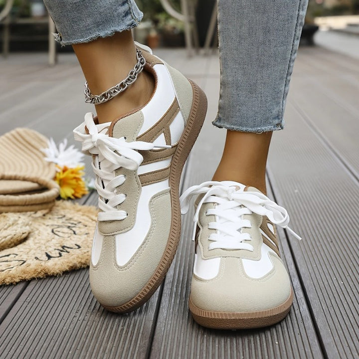 Idalie — Orthopedic Flat Casual Trainers, Moraine Fashion