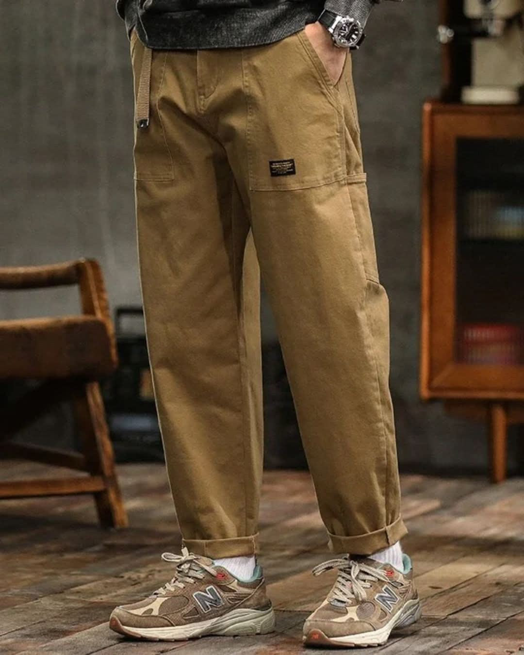 Vintage Wash Cargo Trousers for Men — Julian, image 6