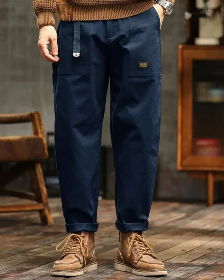 Vintage Wash Cargo Trousers for Men — Julian, image 7