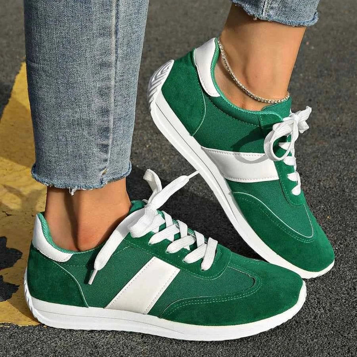 Joceline — Breathable Lace Up Mesh Trainers (2), Moraine Fashion