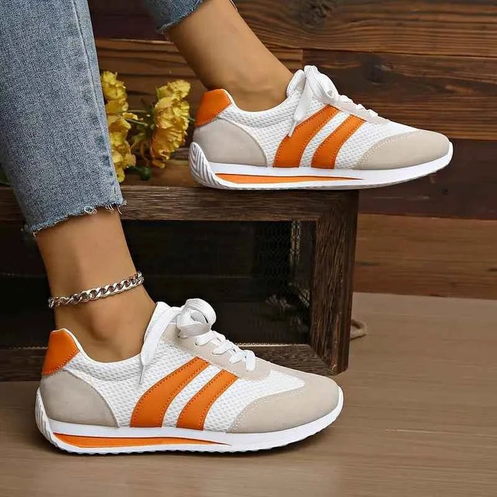 Joceline — Breathable Lace Up Mesh Trainers (5), Moraine Fashion