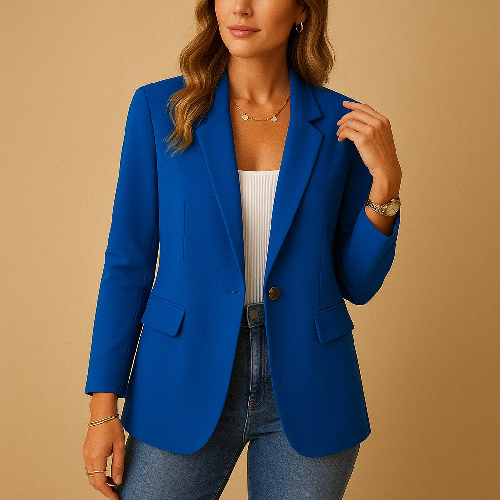 Single Button Tailored Blazer for Women — Lisbeth, image 6