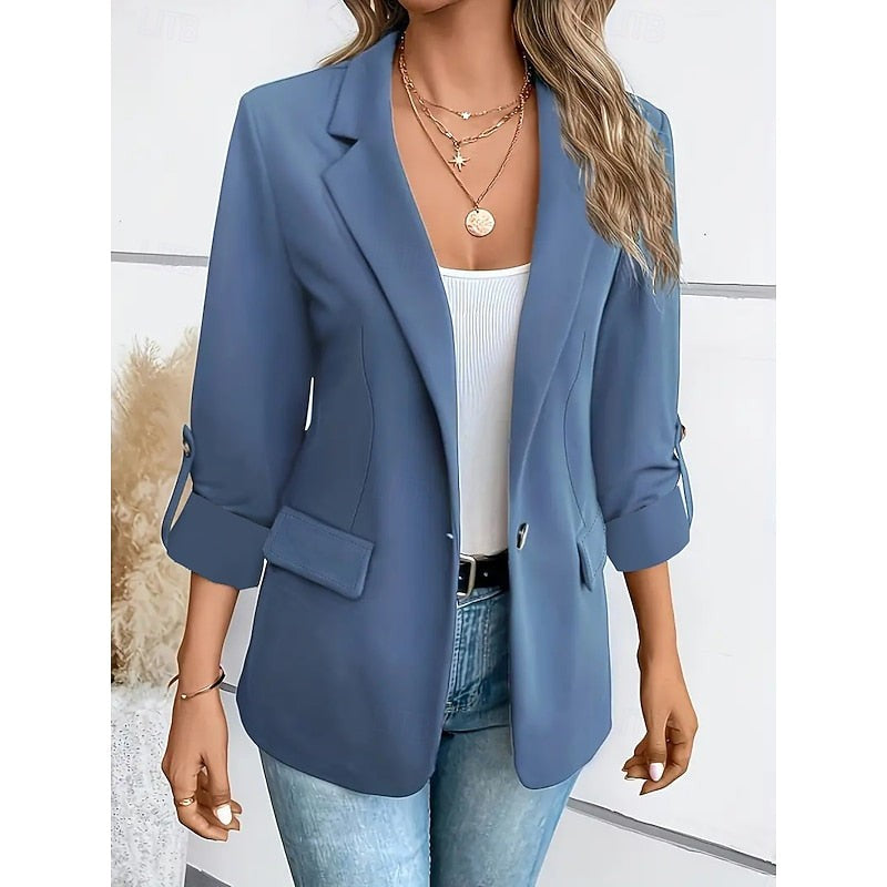 Open Front Tailored Blazer for Women — Llewela, image 1
