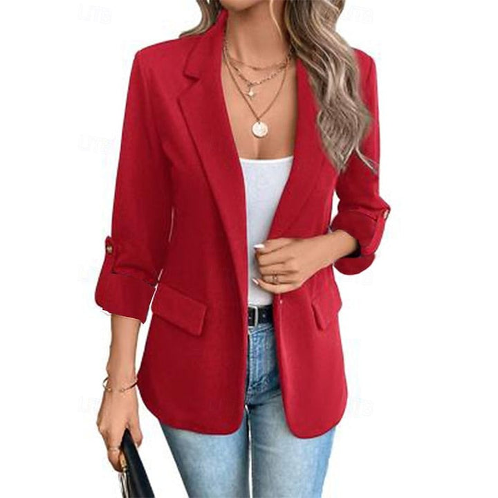 Open Front Tailored Blazer for Women — Llewela, image 6