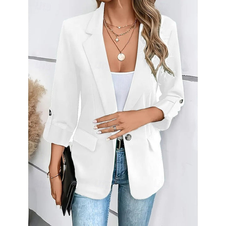 Open Front Tailored Blazer for Women — Llewela, image 7