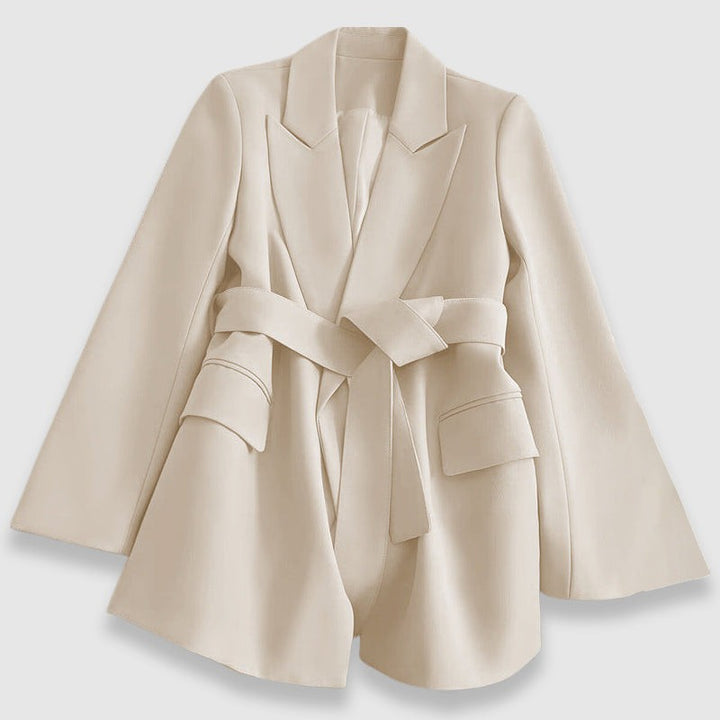 Belted Blazer with Wide Sleeves for Women — Maelona, image 5