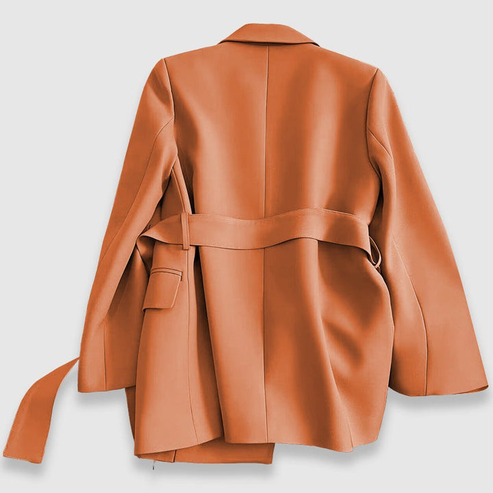 Belted Blazer with Wide Sleeves for Women — Maelona, image 7