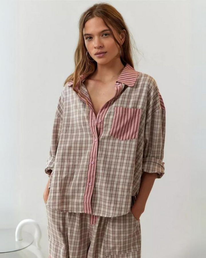 Relaxed Pyjamas with Long Sleeves