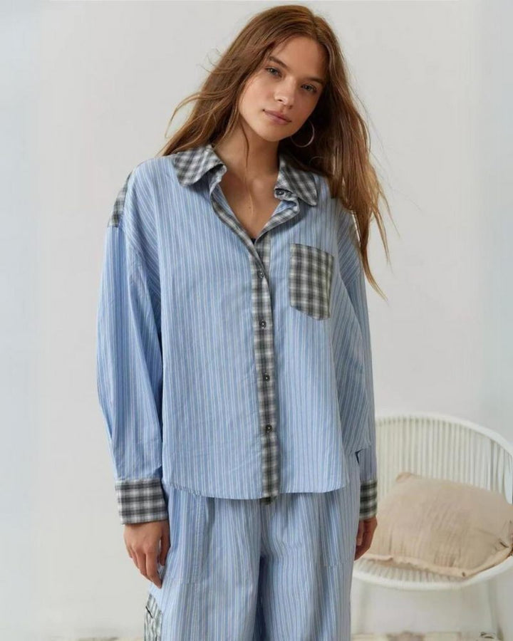 Relaxed Pyjamas with Long Sleeves