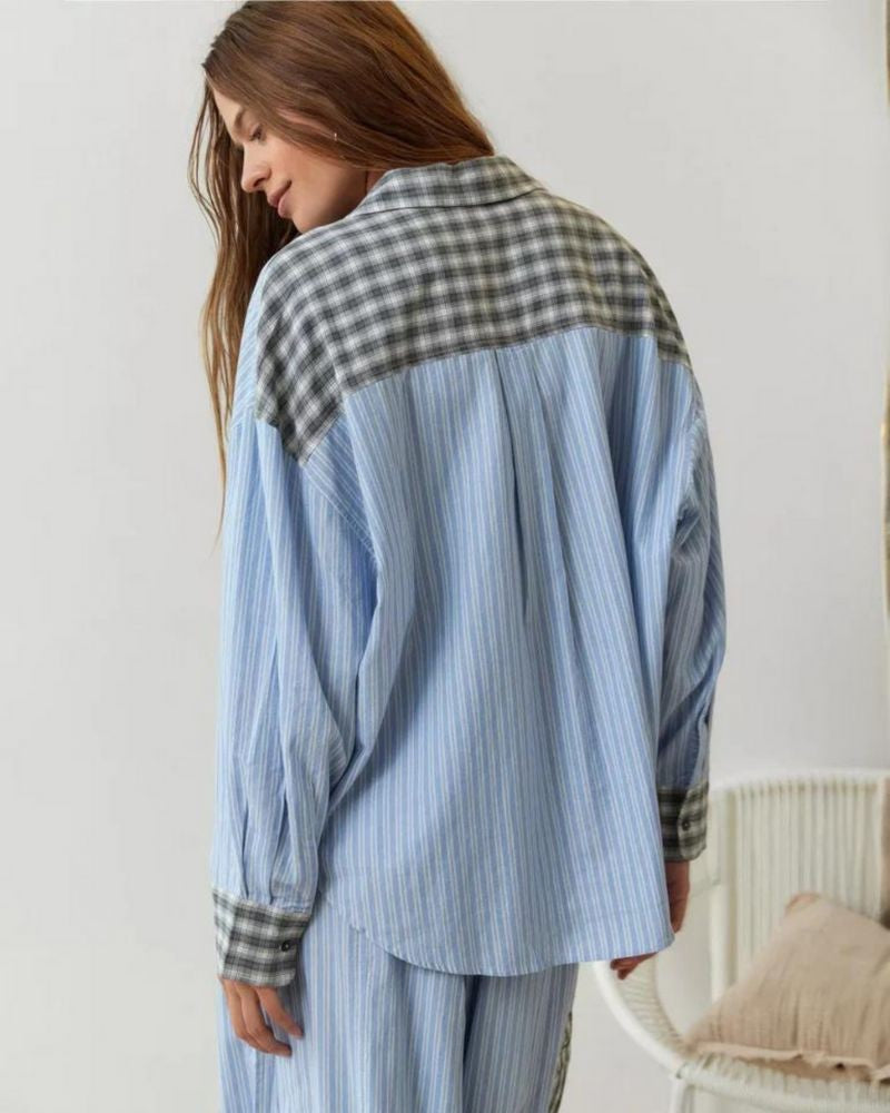 Relaxed Pyjamas with Long Sleeves