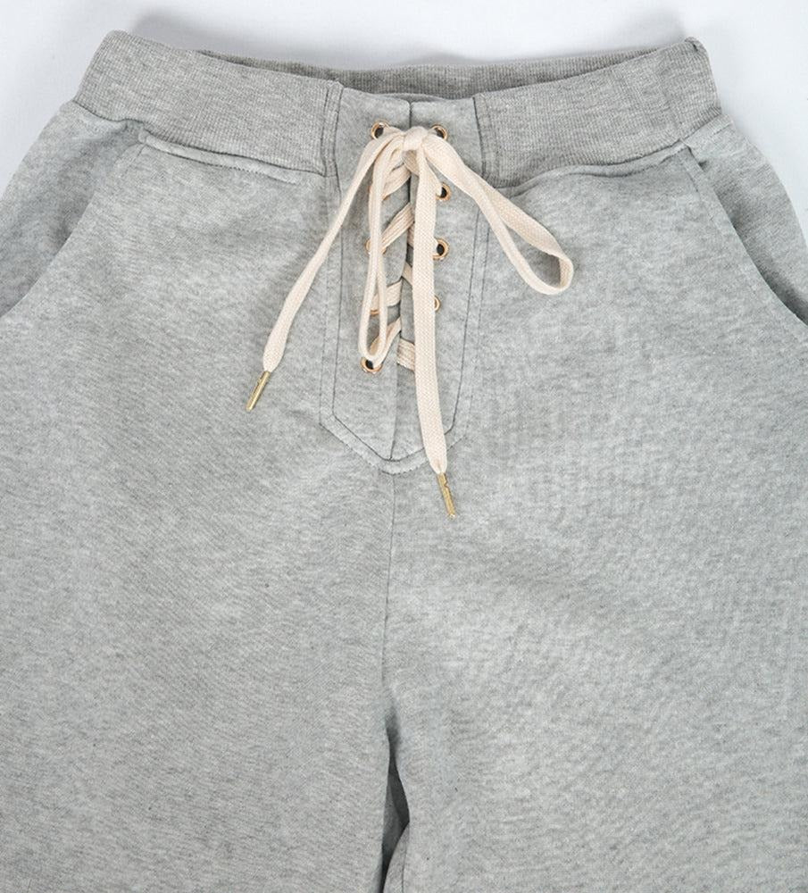 Hoodie and Jogger Set with Button Placket