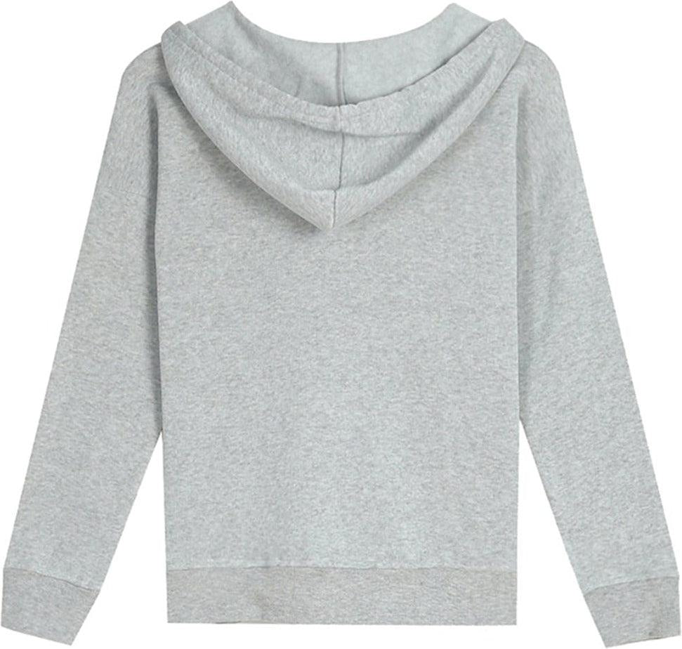 Hoodie and Jogger Set with Button Placket