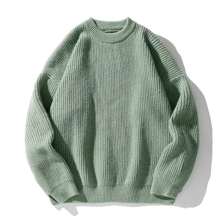 Ribbed Crew Neck Jumper for Men — Elliot, image 1