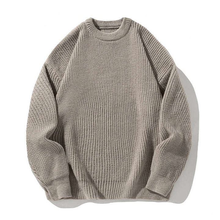 Ribbed Crew Neck Jumper for Men — Elliot, image 5