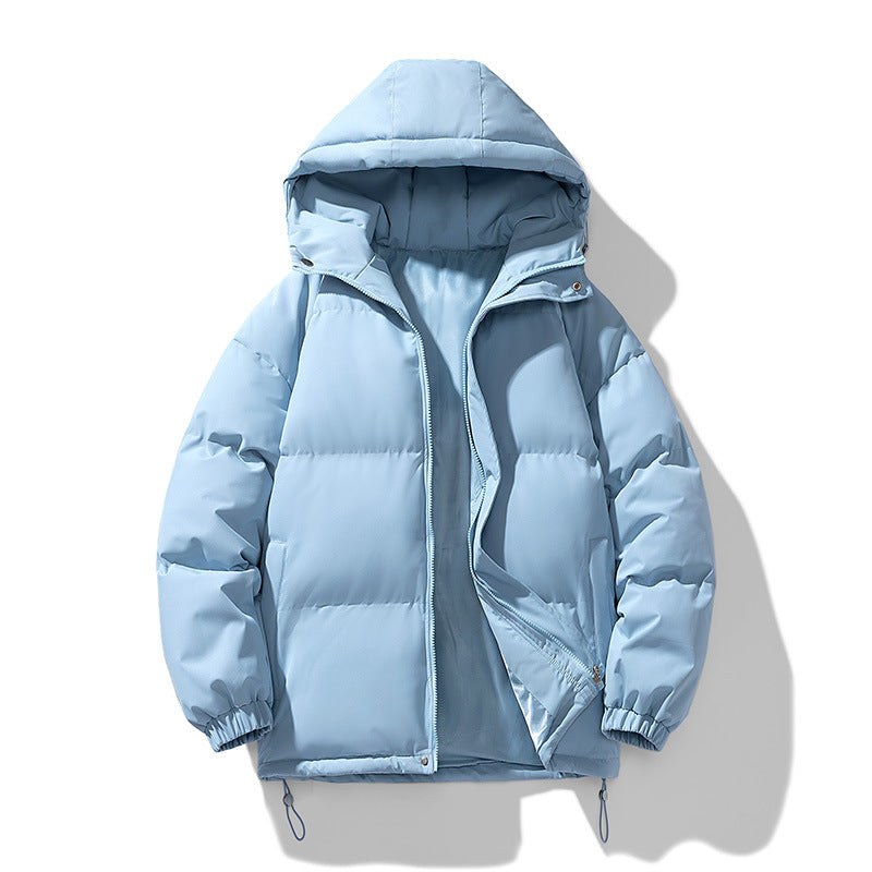 Morgan – Quilted Hooded Puffer Jacket for Men with Zip and Pockets