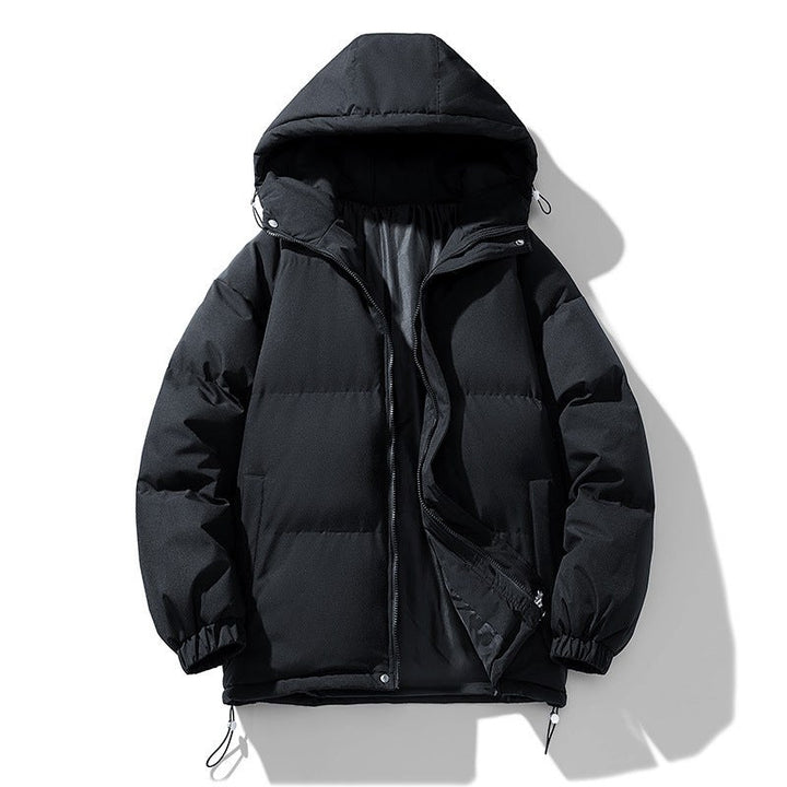 Morgan – Quilted Hooded Puffer Jacket for Men with Zip and Pockets