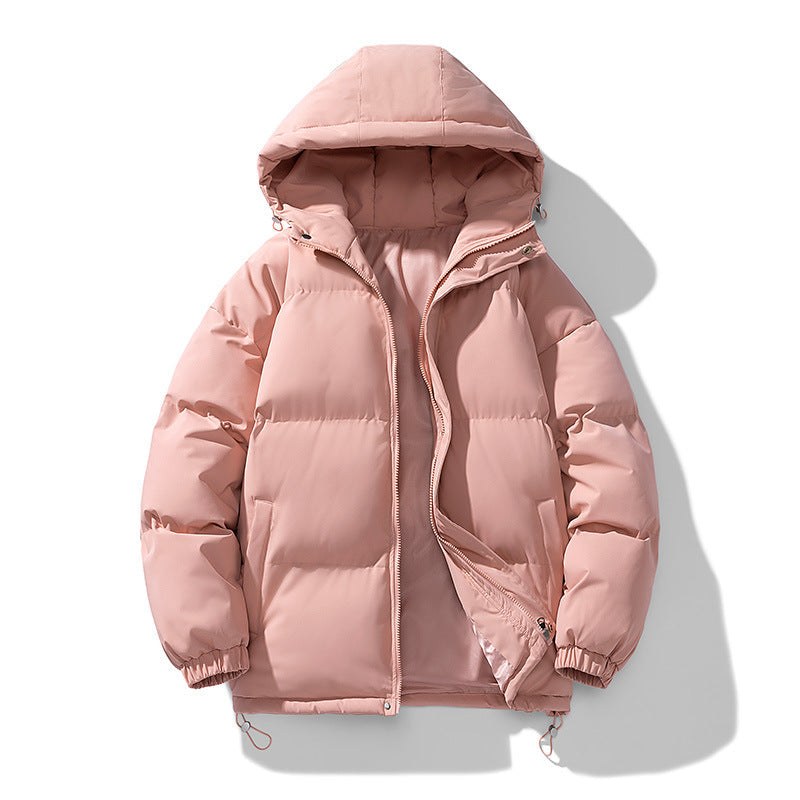 Morgan – Quilted Hooded Puffer Jacket for Men with Zip and Pockets