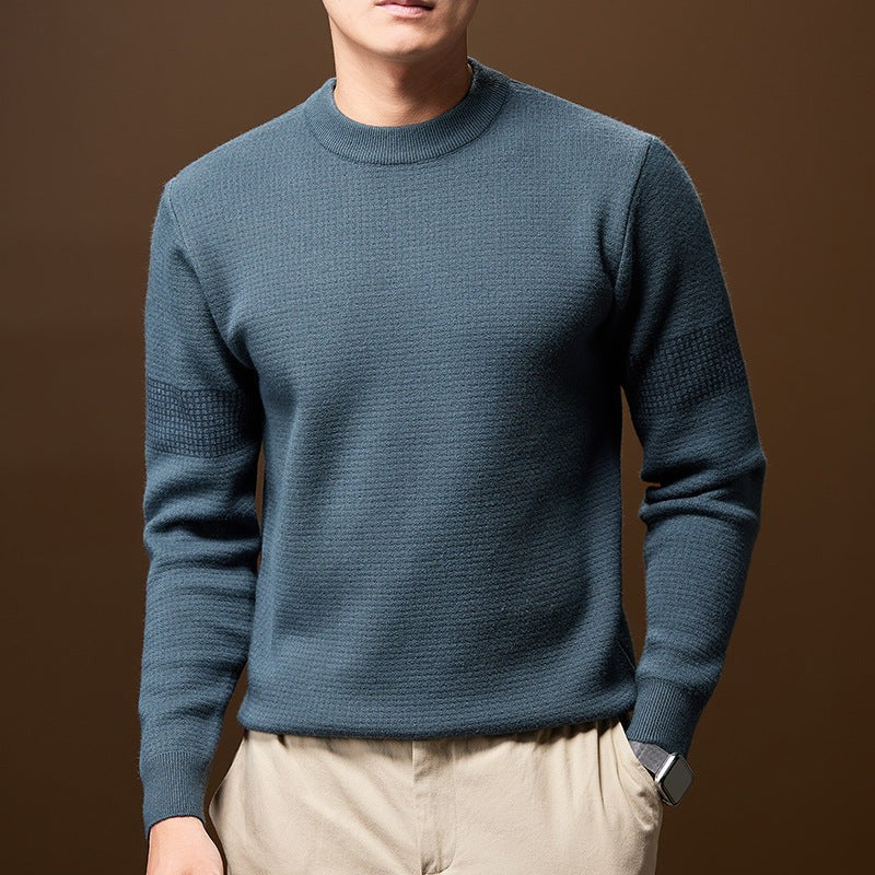 Textured Knitted Jumper for Men — Isaac, image 1