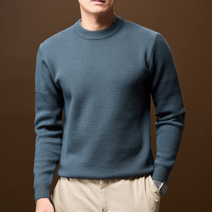 Textured Knitted Jumper for Men — Isaac, image 1
