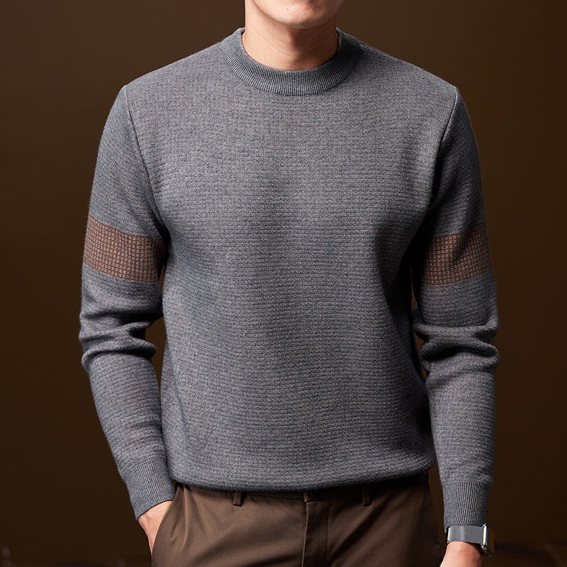 Textured Knitted Jumper for Men — Isaac, image 16