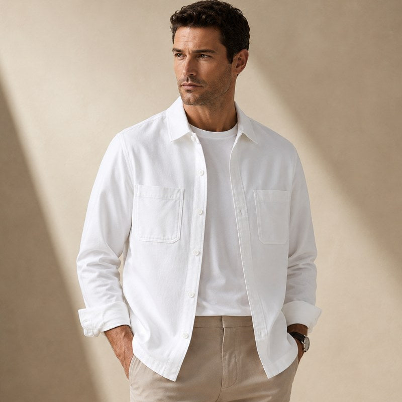 Niall — Cotton Overshirt Jacket (2), Moraine Fashion