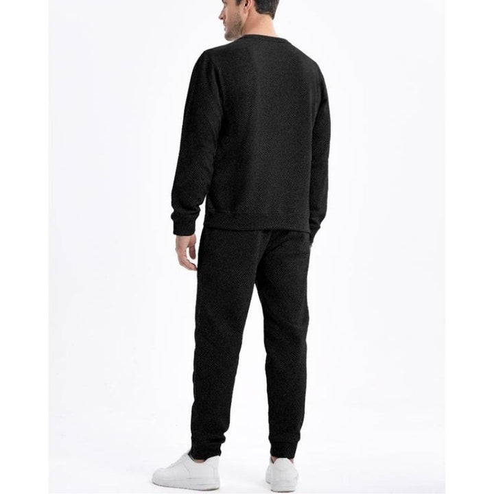 Crew Neck Two Piece Sweatsuit — Nicholas, Green