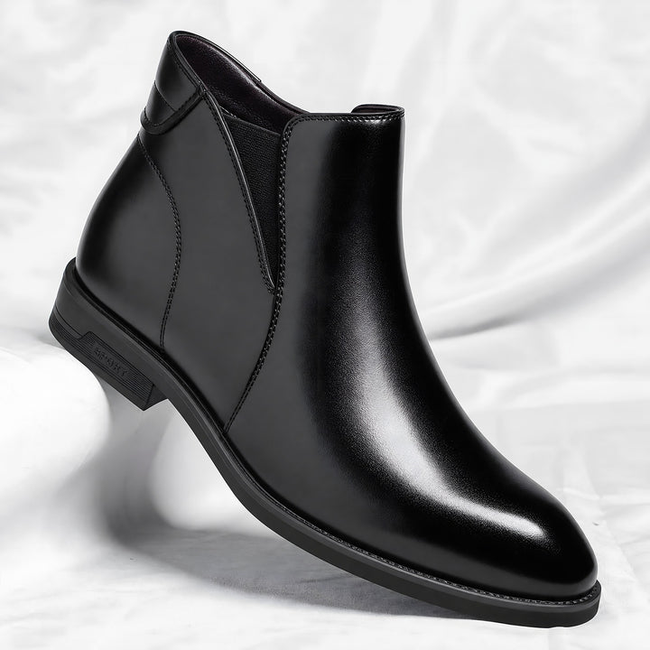 Elastic Gusset Chelsea Boots for Men — Nigel, Black