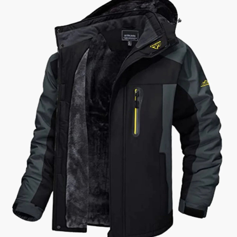 Orson — Fleece Lined Hooded Winter Jacket (2), Moraine Fashion