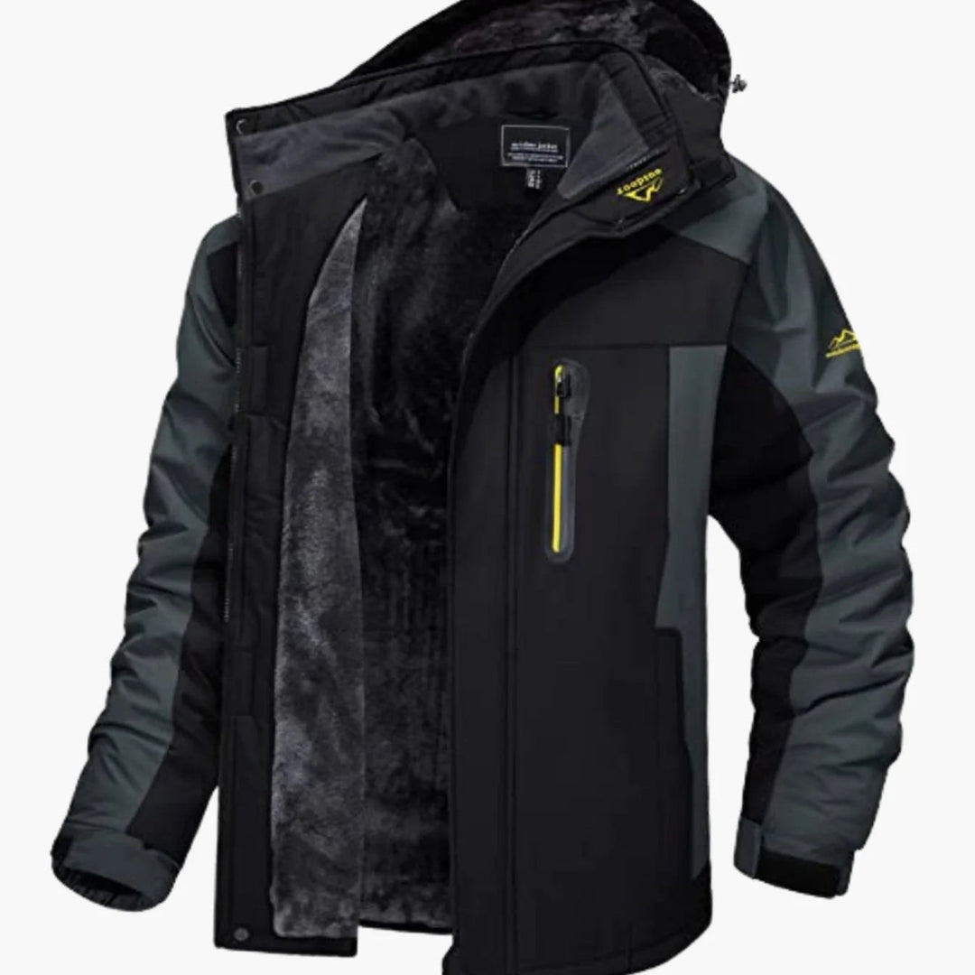 Orson — Fleece Lined Hooded Winter Jacket (2), Moraine Fashion