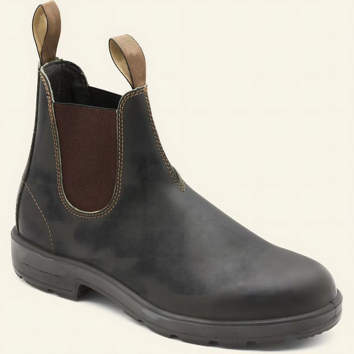 Leather Chelsea Boots for Men — Oscar, Dark Brown