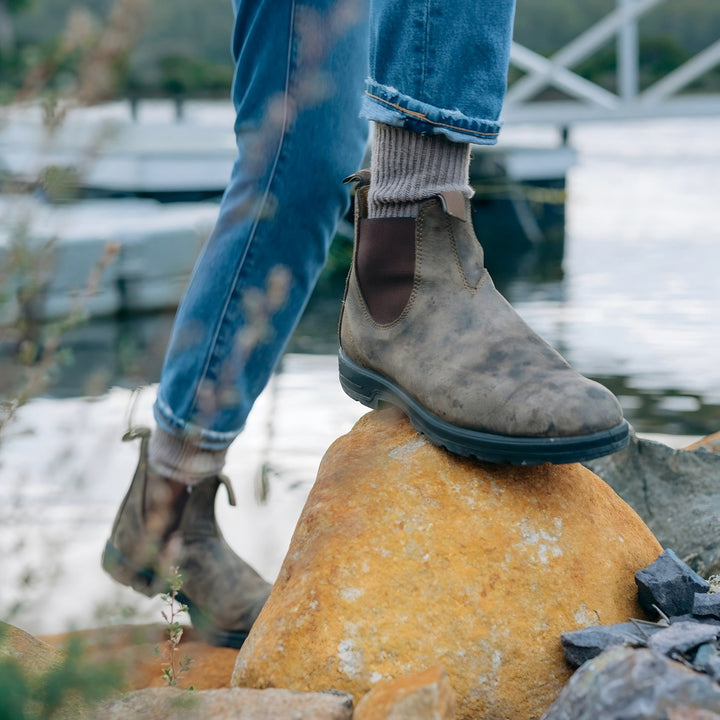 Leather Chelsea Boots for Men — Oscar, Brown