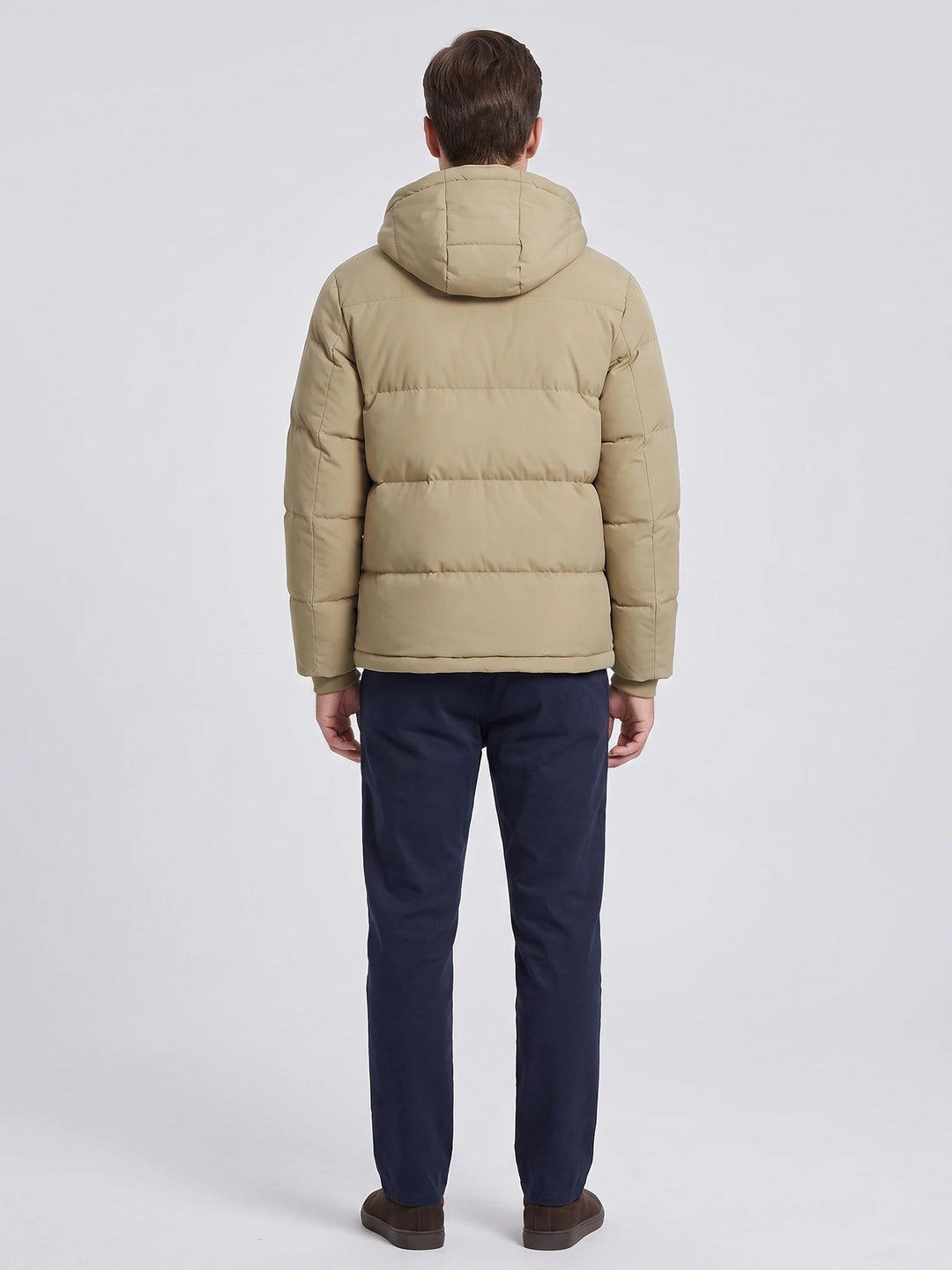 Owen – Warm Hooded Padded Puffer Jacket for Men with Pockets