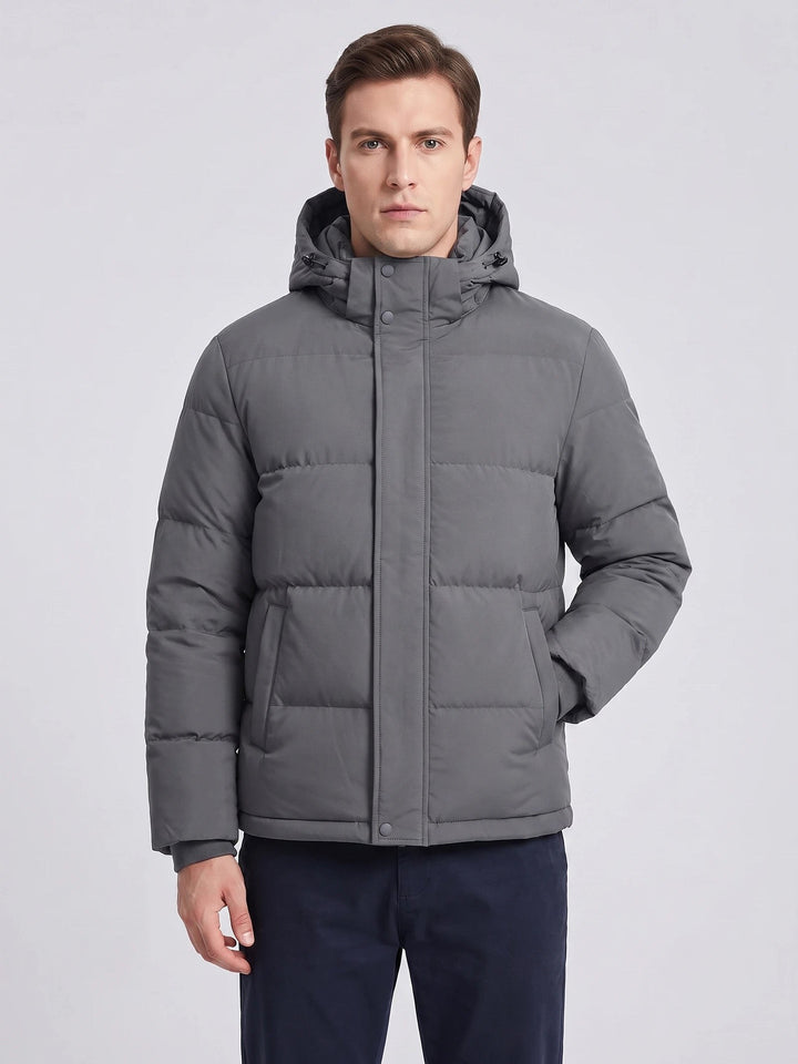 Owen – Warm Hooded Padded Puffer Jacket for Men with Pockets