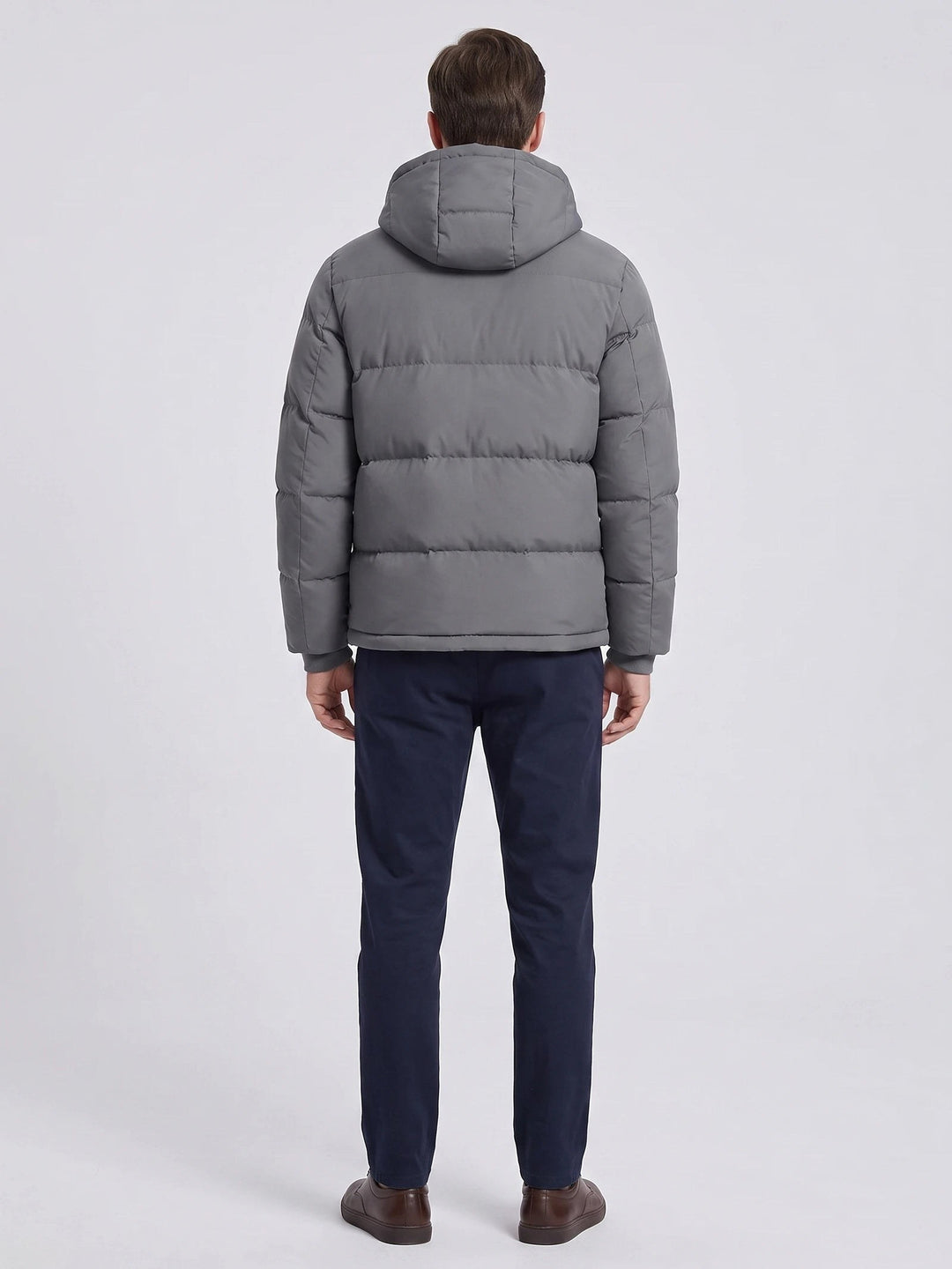 Owen – Warm Hooded Padded Puffer Jacket for Men with Pockets