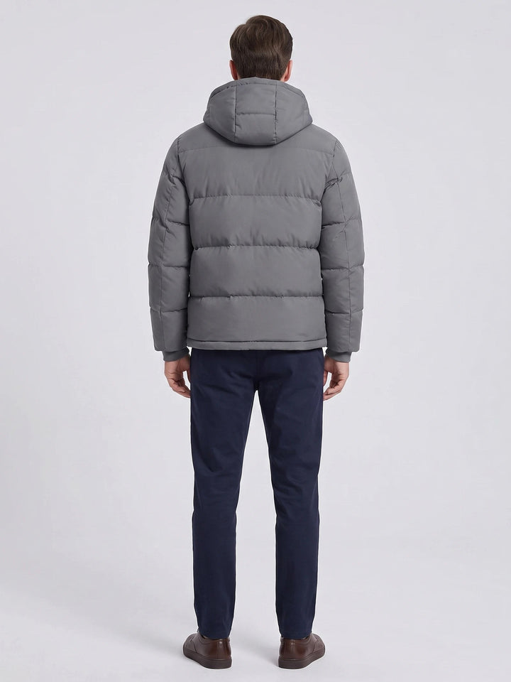 Owen – Warm Hooded Padded Puffer Jacket for Men with Pockets