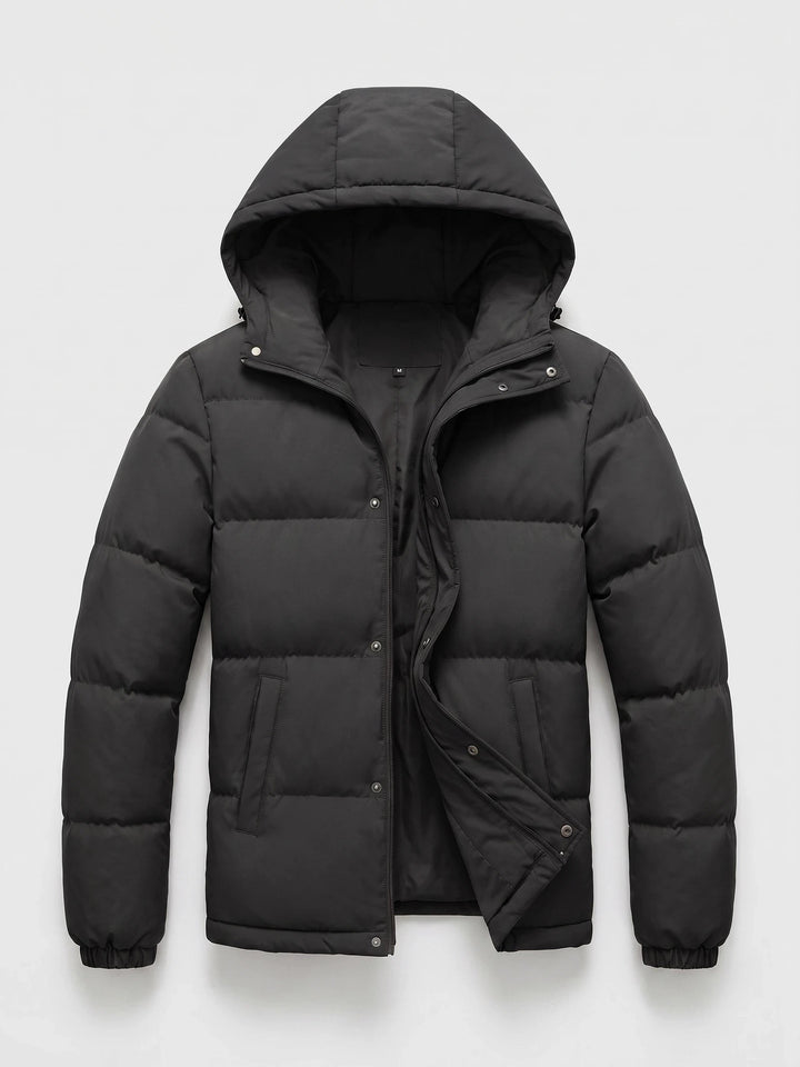 Owen – Warm Hooded Padded Puffer Jacket for Men with Pockets