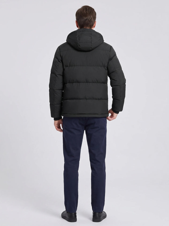 Owen – Warm Hooded Padded Puffer Jacket for Men with Pockets
