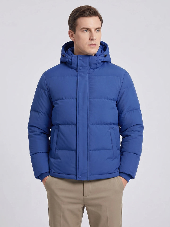 Owen – Warm Hooded Padded Puffer Jacket for Men with Pockets
