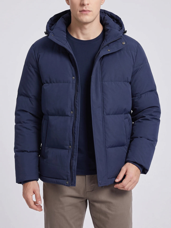 Owen – Warm Hooded Padded Puffer Jacket for Men with Pockets