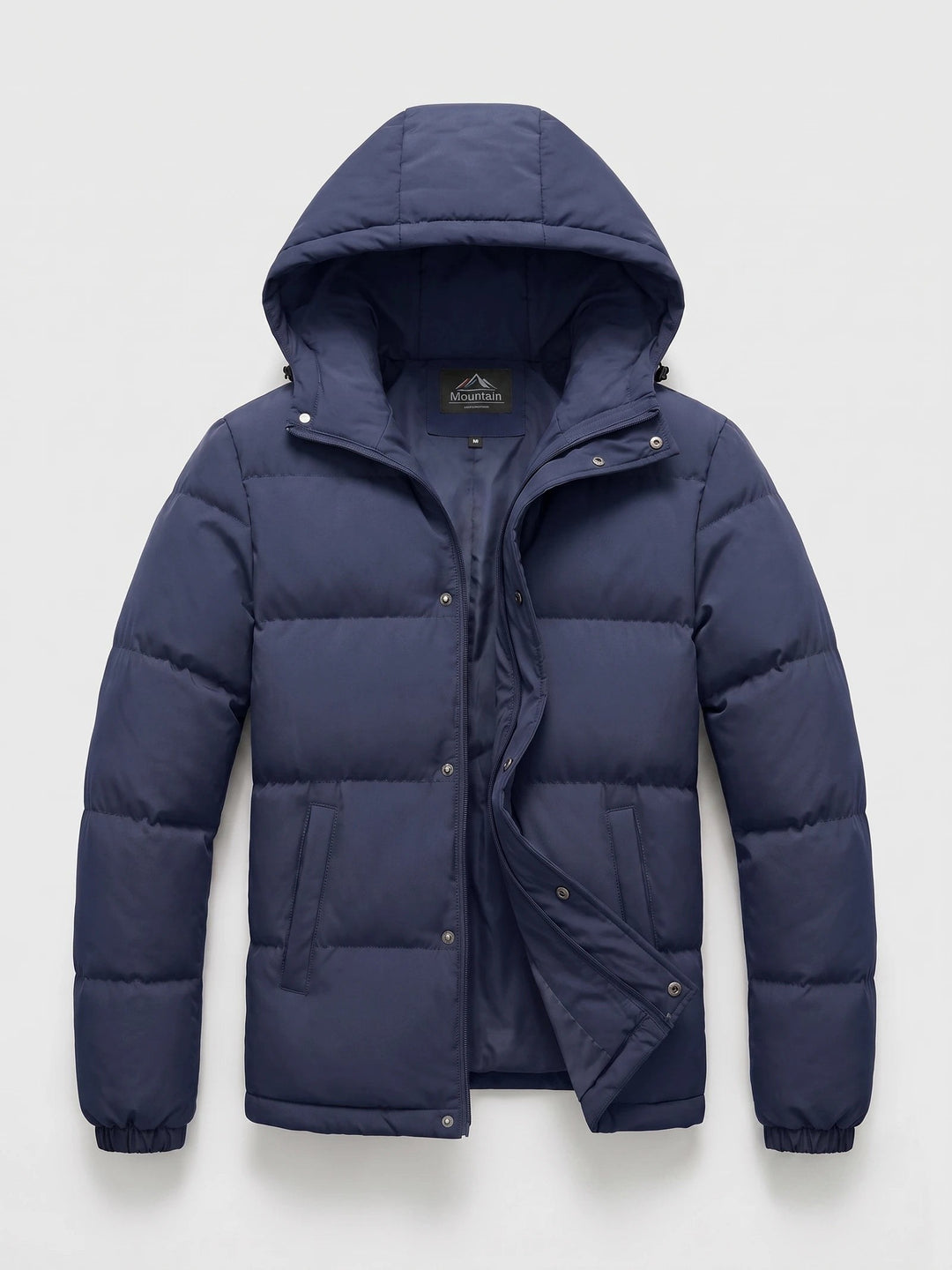 Owen – Warm Hooded Padded Puffer Jacket for Men with Pockets